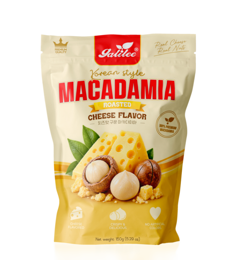 Galilee Roasted Macadamia 150gr – Korean Style & Cheese Flavor